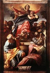 Annibale Carracci (1560-1609.): Szűz Mária mennybemenetele