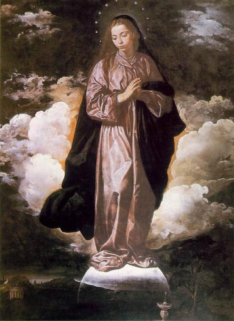 VELÁZQUEZ, Diego Rodriguez de Silva y: The Immaculate Conception - A Szeplőtelen Szűz