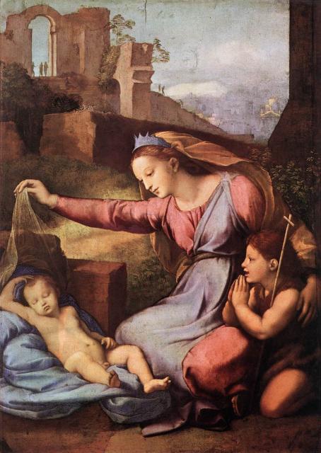 Rafaello Santi: Madonna with the Blue Diadem 1510-11