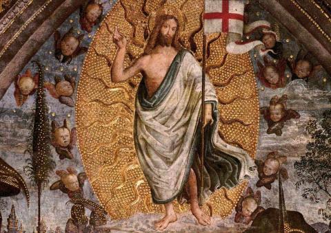 Pinturucchió: The Resurrection (center view)