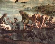 Raffaello Santi: The Miraculous Draught of Fishes 1515