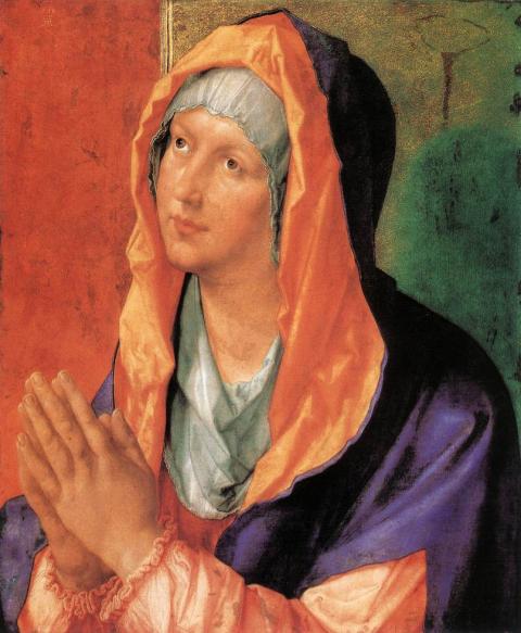 Albrecht Dürer: Az imádkozó Szűz Mária