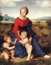 Raffaello Santi: Madonna of Belvedere (Madonna del Prato) 1506