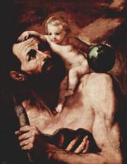 José de Ribera: Szent Kristóf  a kis Jézussal