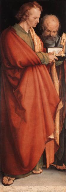 Albrecht Dürer: John the Evangelist and Peter - János evangélista és  Péter 