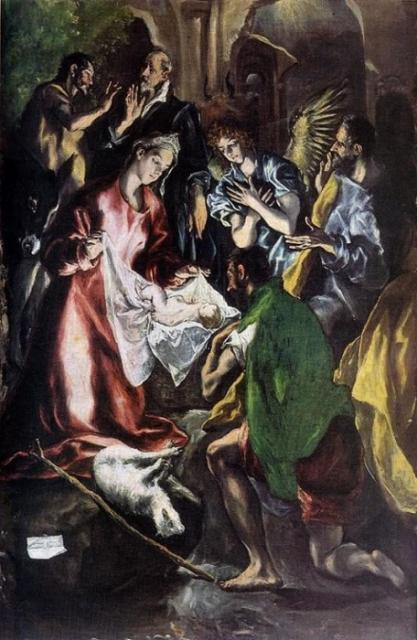 El Greco: A Gyermek imádása