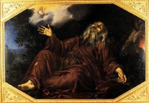 Scène uit het leven van Sint Antonius. Agostino Melissi (±1616-1683). Florence. 