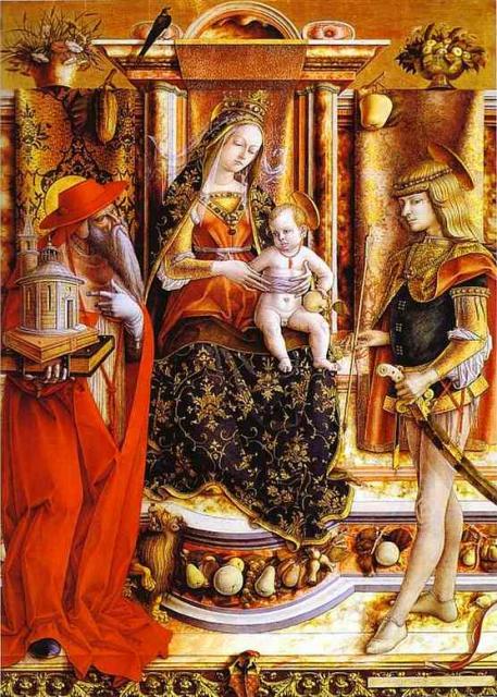 Carlo Crivelli: Madonna of the Swallow - Fecskés Madonna