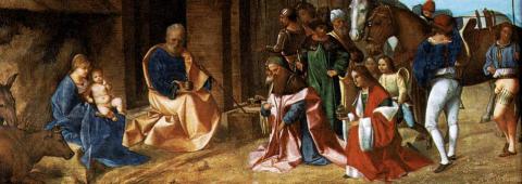  Giorgione (Giorgio di Castelfranco): Királyok imádása (The National Gallery London)