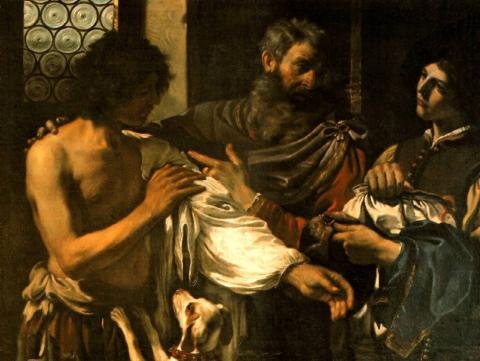 Guercino (Giovanni Francesco Barbieri): A tékozló fiú hazatérése (Galleria Borghese) 