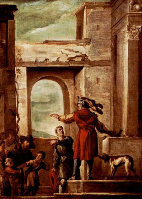 Domenico Fetti: Példabeszéd a meghívottakról (Gemäldegalerie Alte Meister, Drezda) 