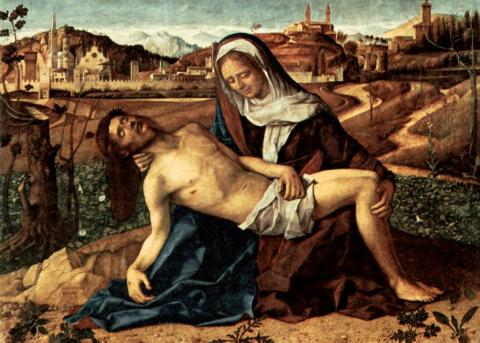 Giovanni Bellini: Pietà (Accademia di Venezia) 