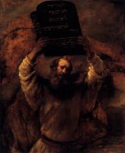 Rembrandt: Mózses a Törvény táblájával
