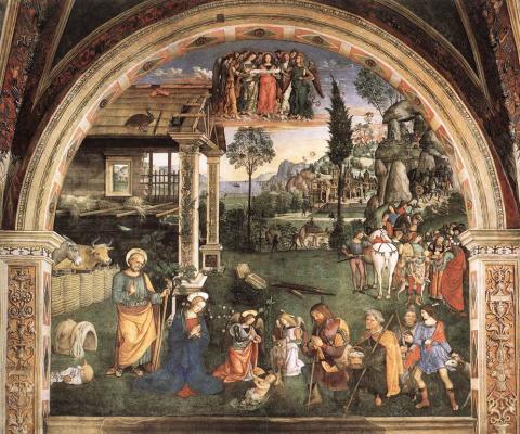 Pinturicchio: Adoration of the Child