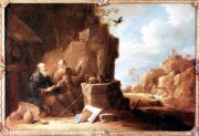 David Teniers: Antonius en Paulus in de woestijn. 